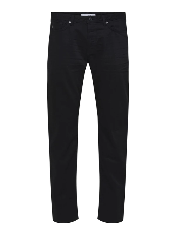 SELETED HOMME Men's Slh172-slimtape Toby 24001 Noos Jeans, Black Denim, 31 W/32 L