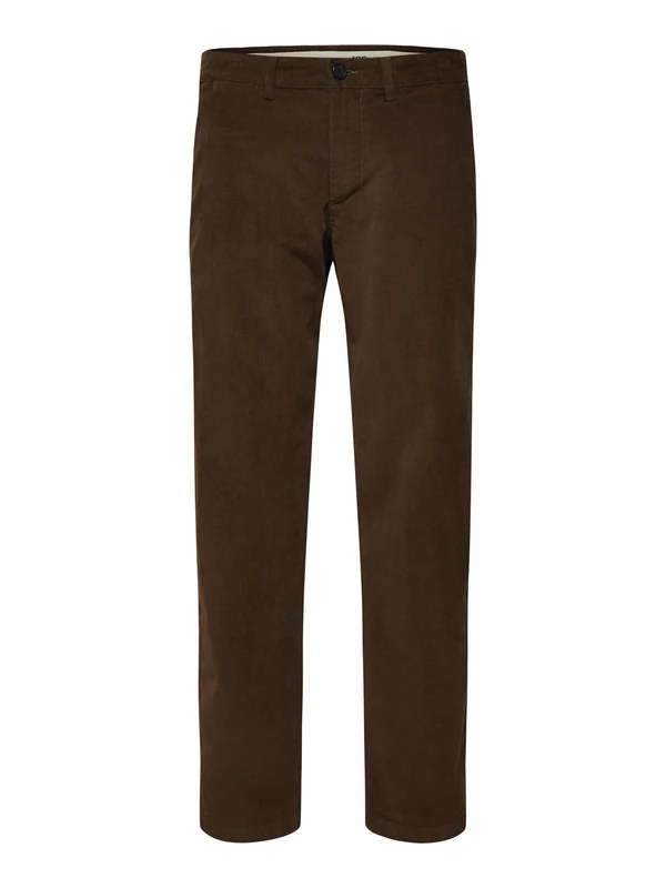 SELETED HOMME SLHSTRAIGHT-Miles 196 Cord Pants W NOOS, Dark Earth, 38 W/32 L