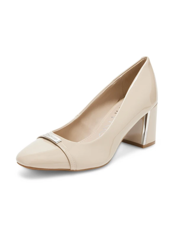 Calvin Klein Women's Unesta Pump, Taupe 240, 5.5