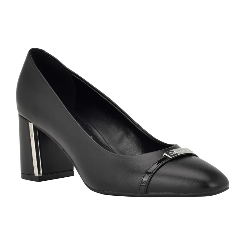 Calvin Klein Women's Unesta Pump, Black 001, 6