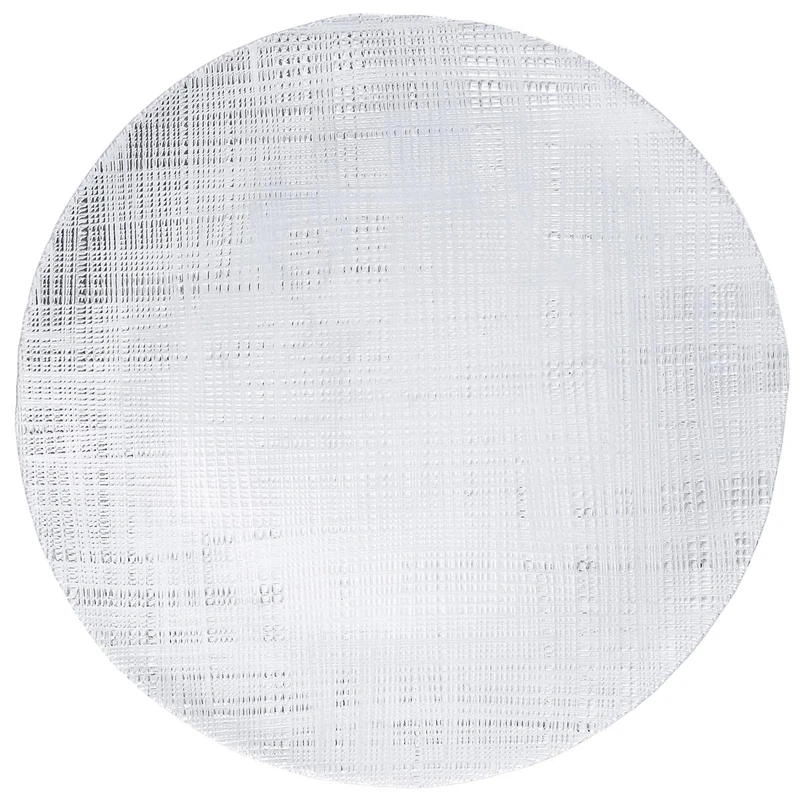 Bidasoa Ikonic Transparent Glass Bass Plate (Ø 33 cm) (Pack of 6)