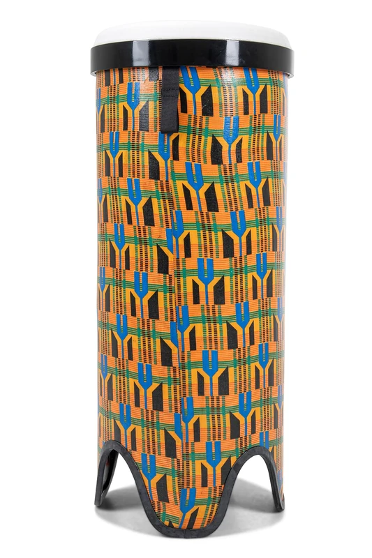Toca Nesting Drums Freestyle II Tubadora 10 "x24" Kente Cloth TSSTB-10K-FT