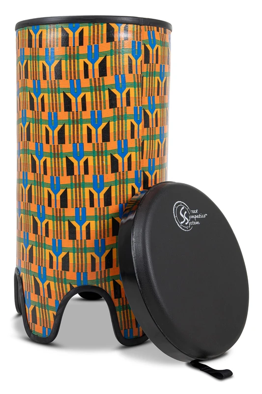 Toca Nesting Drums Freestyle II Tubadora 12 x 24 Inches Kente Cloth TSSTB-12K-SLT