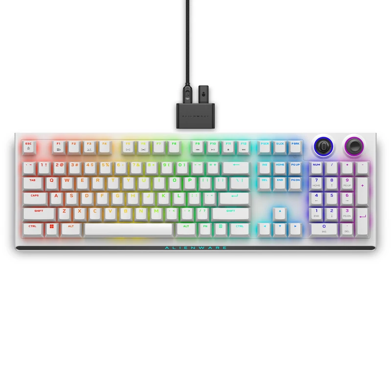 Alienware Tri-Mode Wireless Gaming Keyboard - AW920K (Lunar Light)