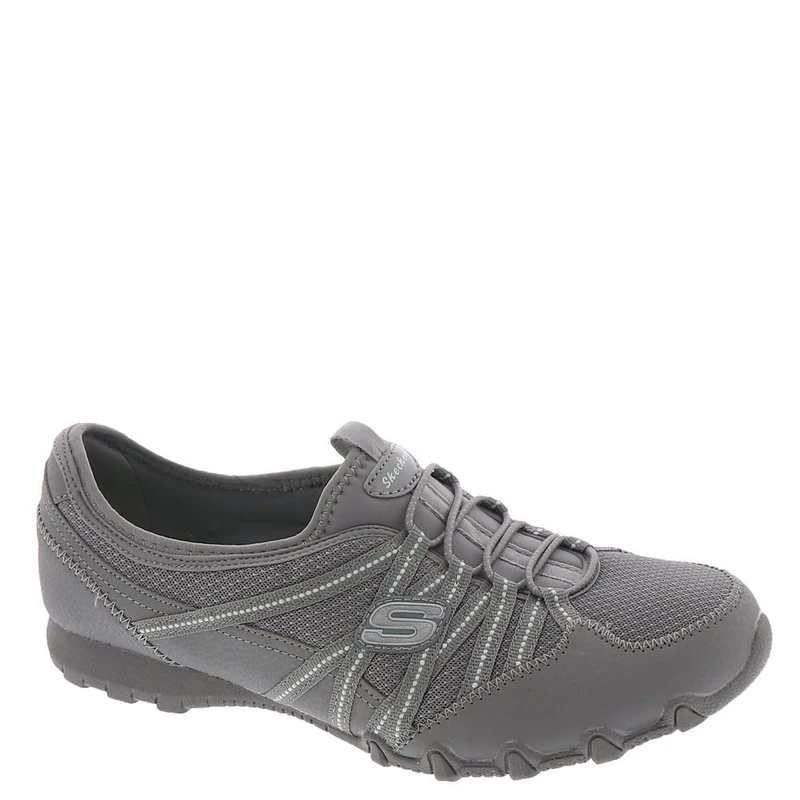 Skechers Women's Bikers Lite Relive, Grey, 8.5