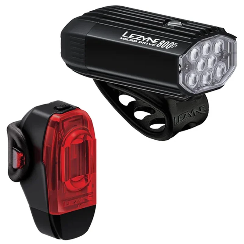 LEZYNE Luce Micro Drive 800+/ktv Drive Pro+ Previous+Rear Black