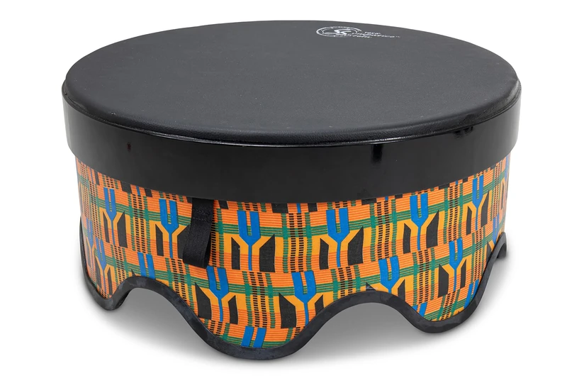 Toca Freestyle II Gathering Drum 18 x 8 Inch Kente Cloth TSSGD-18KS-SLP