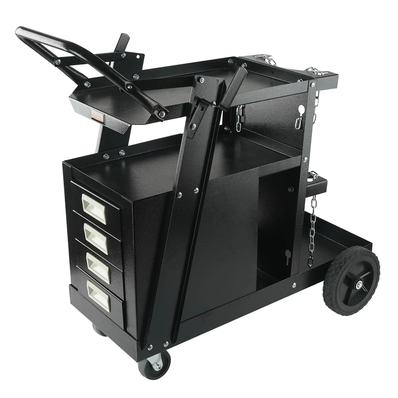 VEVOR Welding Cart, Black, Normal