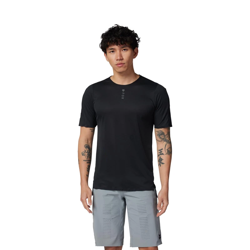 Fox Racing Men's Flexair Pro Short Sleeve Jersey Shirt, Black, Small