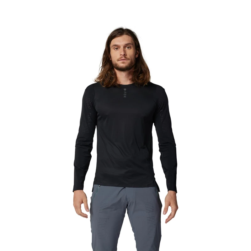 Fox Racing Men's Flexair Pro Long Sleeve Jersey Shirt, Black, X-Large