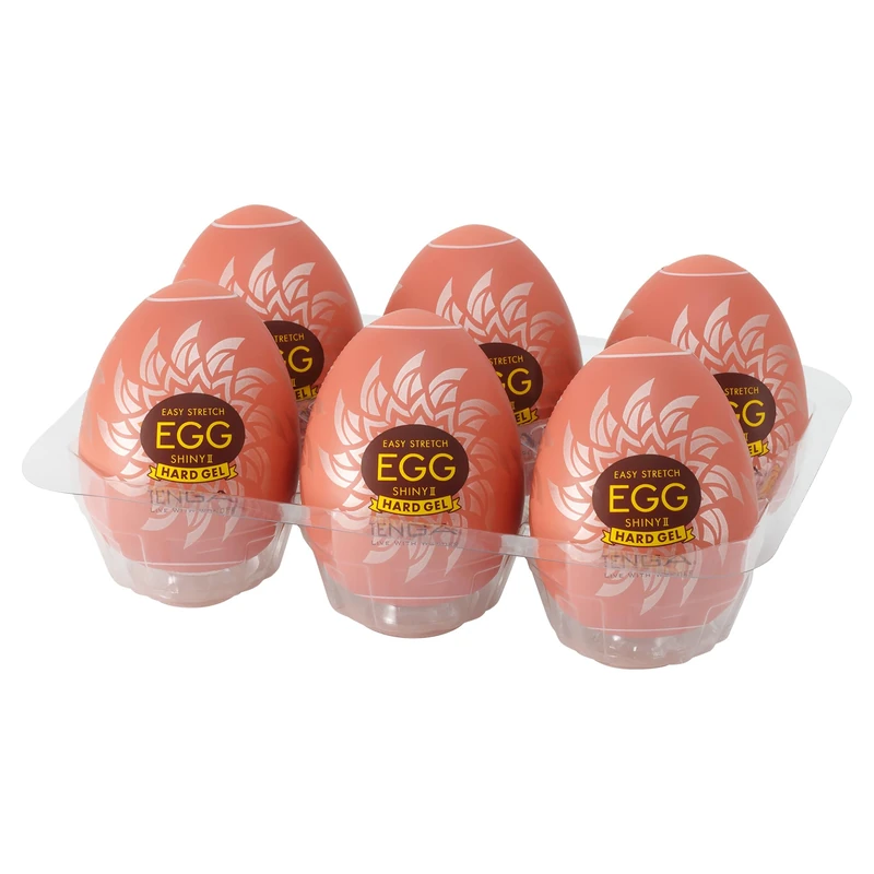 Tenga Egg Shiny II Stronger Masturbator Brown One Size - Image 1