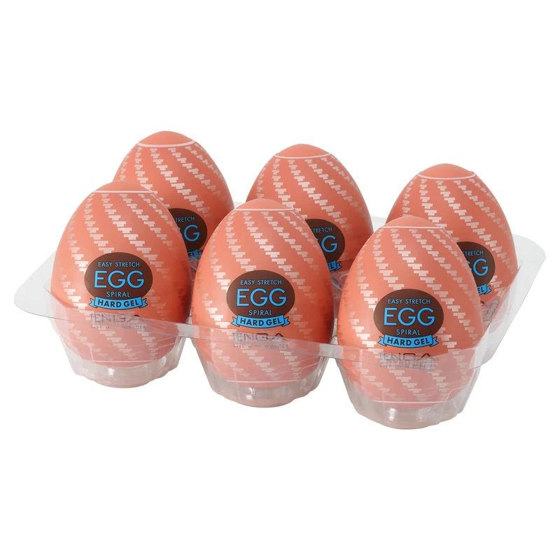 Tenga Egg Spiral Stronger Brown 7 cm