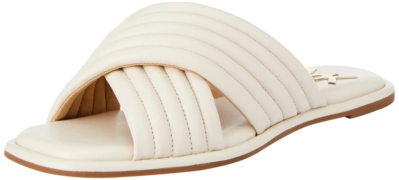 Michael Kors 40F3POFA1L-289 PORTIA SLIDE Women LIGHT CREAM UK 7