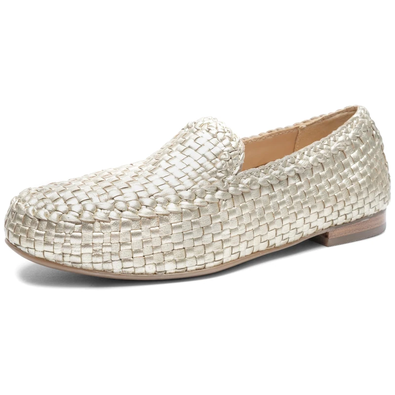 ARA Women's Atlanta Moccasin, Platinum, 4 UK