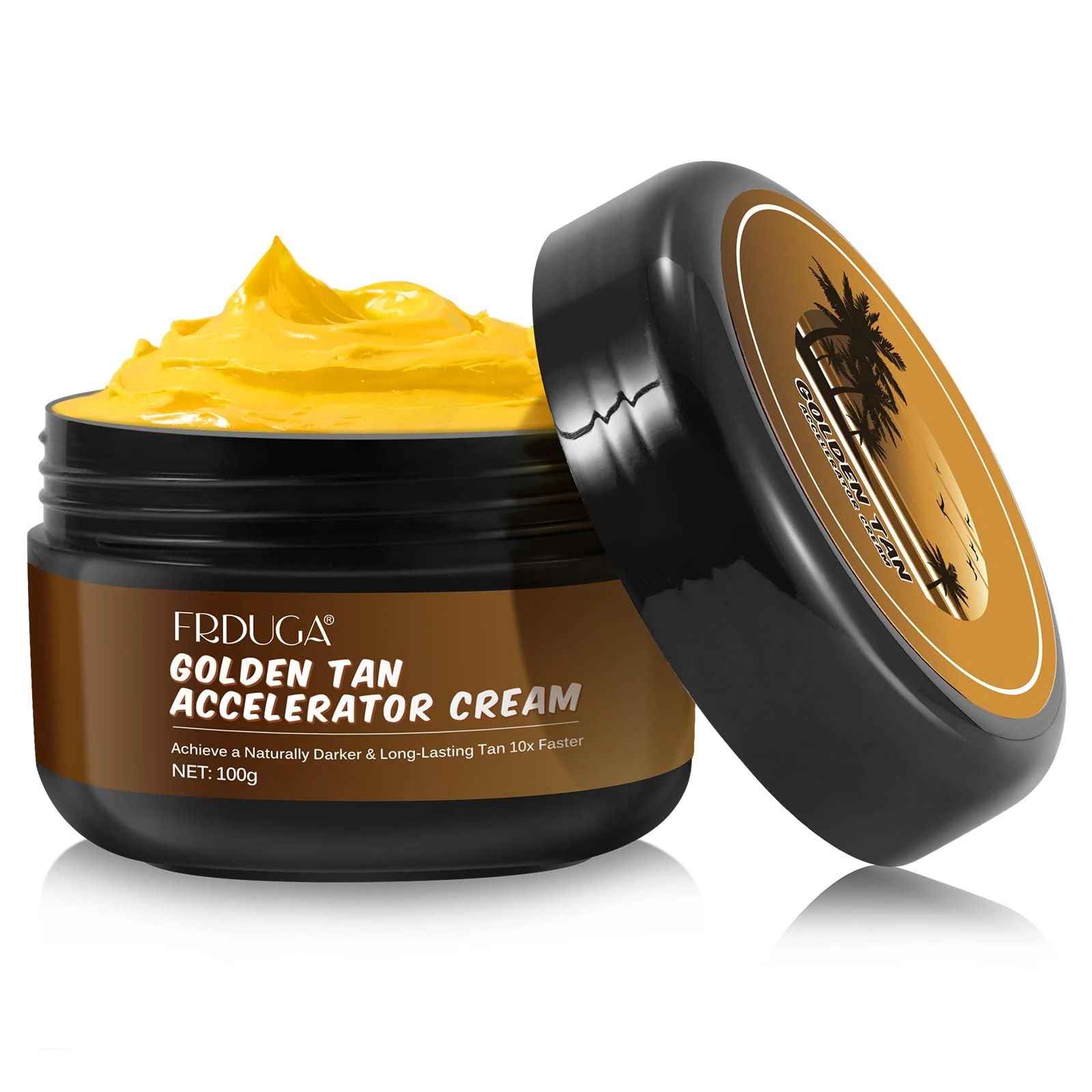 Sunbed Tanning Accelerator,Sunbed Cream Effective in Sunbeds & Outdoor Sun,Tan Accelerator for Sunbed,Achieve a Natural Tan with Natural Ingredients (100g)