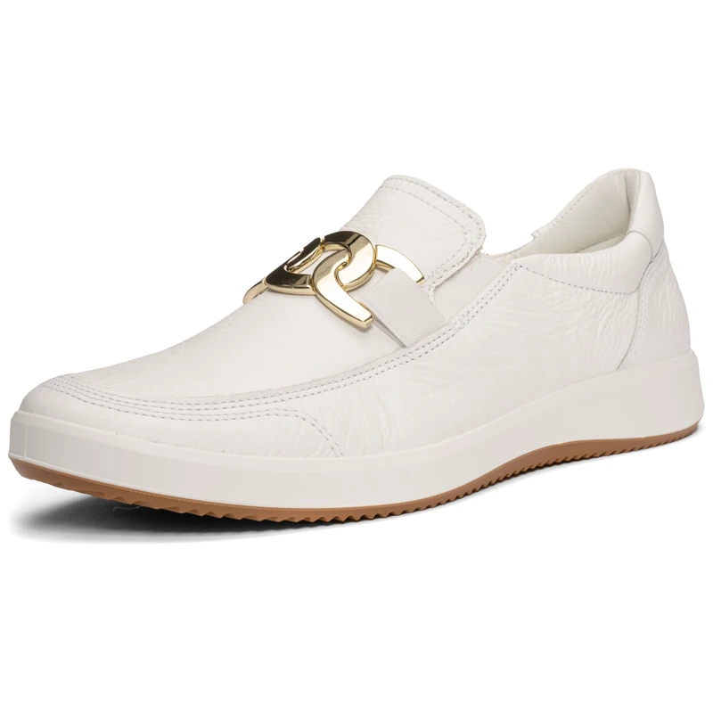 ARA Shoes Women's Low Roma Trainers, White, 40 EU Weit