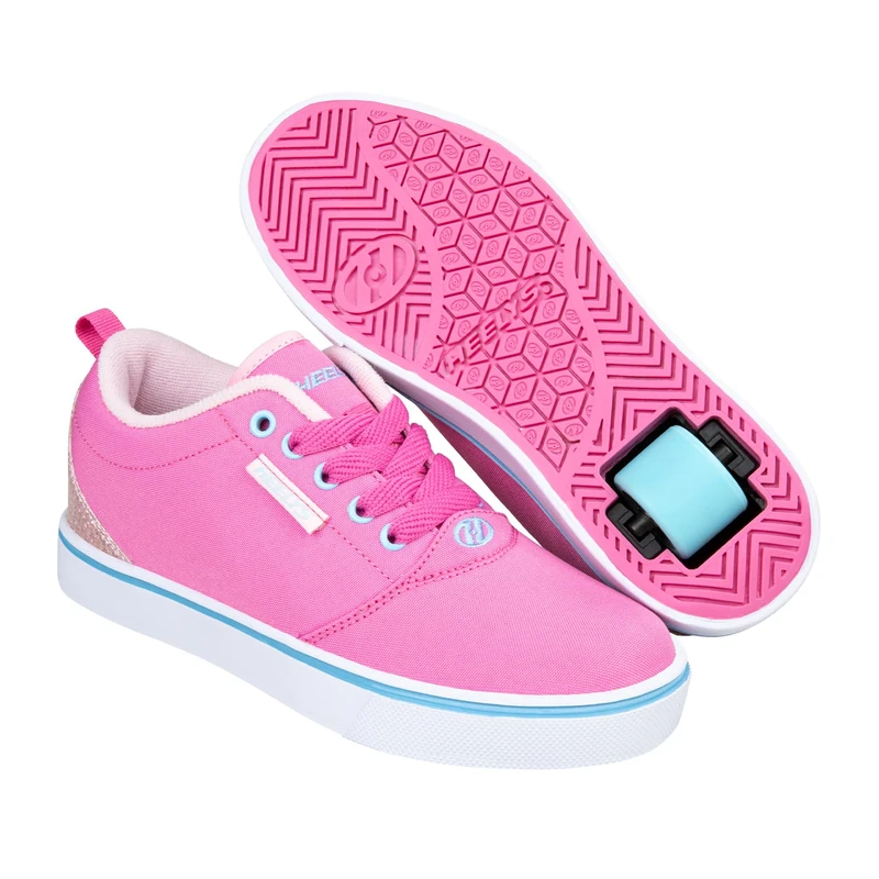 Heelys Girls Pro20 Sneaker, Pink, 3 UK