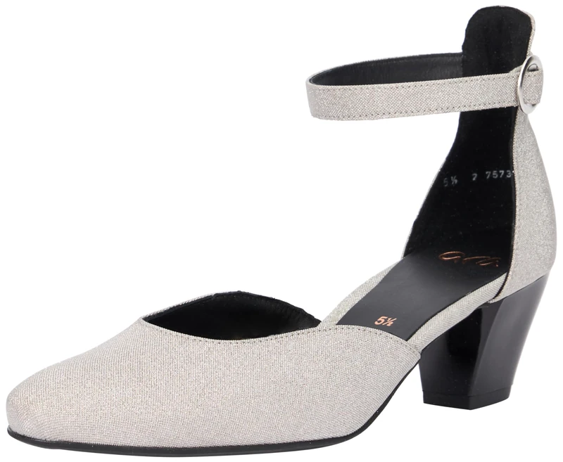 ARA Women's Toulouse Pump, Silver, 5.5 UK