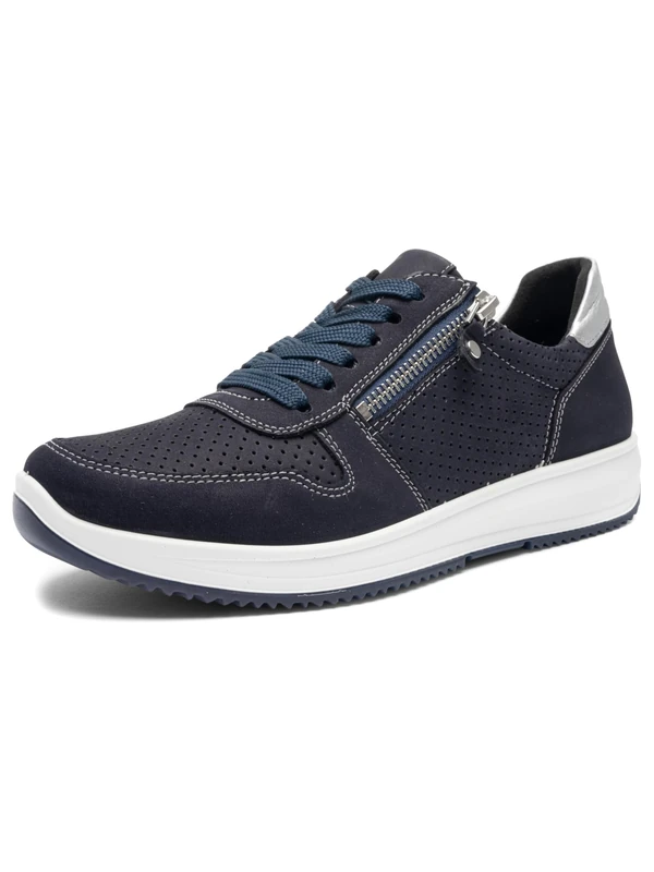 ARA Women's Osaka Trainers, Blue Silver, 38.5 EU Weit