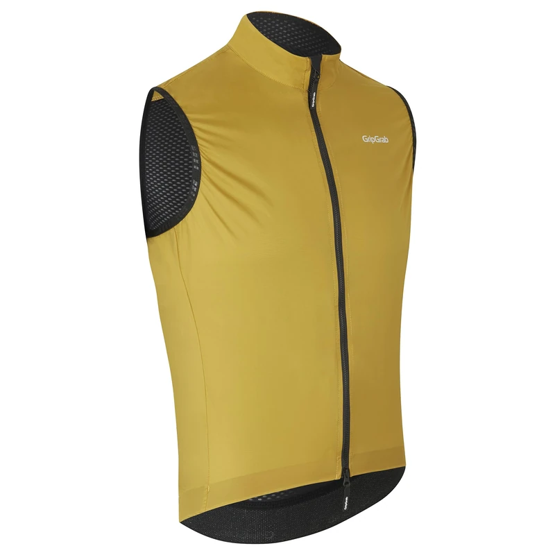 GripGrab PACR Windproof Lightweight Cycling Vest Road MTB Gravel Bike Windbreaker Packable Cycle Gilet 2-Way-Zip