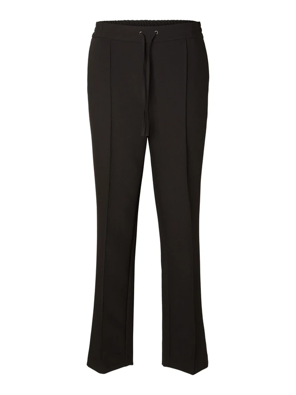 SELECTED FEMME Women's Slfvinnie Hw Pant Noos Trousers, Black, 12