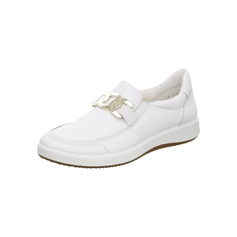ARA Women's Roma Loafer, White 12 23911 04, 37.5 EU Large