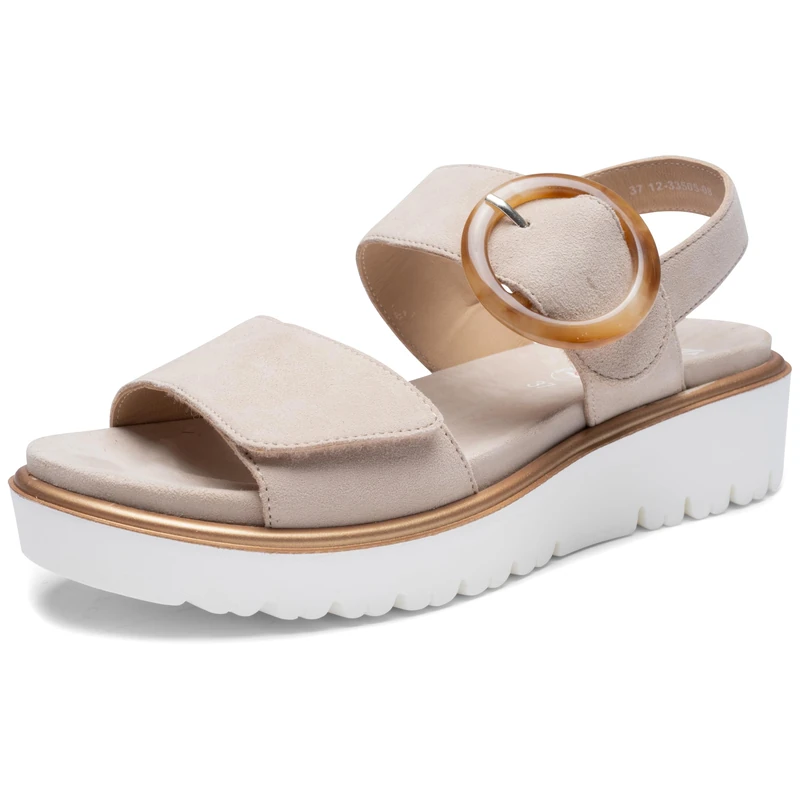 ara Bilbao Sandals, Black, sand, 8 UK