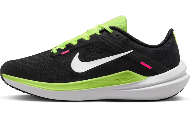 NIKE Men's AIR Winflo 10 XCC Sneaker, Black/White-Volt-Hyper Pink, UK