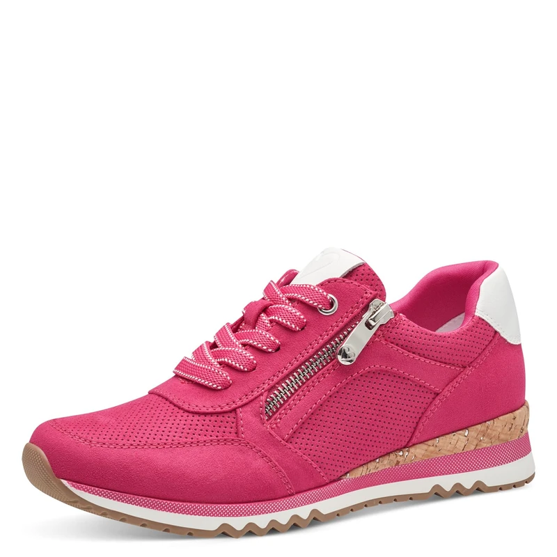 MARCO TOZZI Women's 2-23781-41 Sneaker, Pink Comb, 6.5