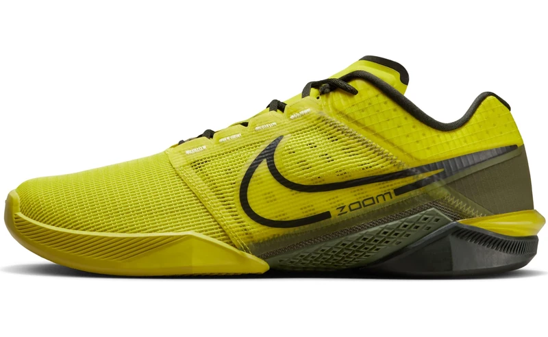 NIKE Men's M Zoom Metcon Turbo 2 Sneaker, HIGH Voltage/Sequoia-Medium Olive, 8 UK
