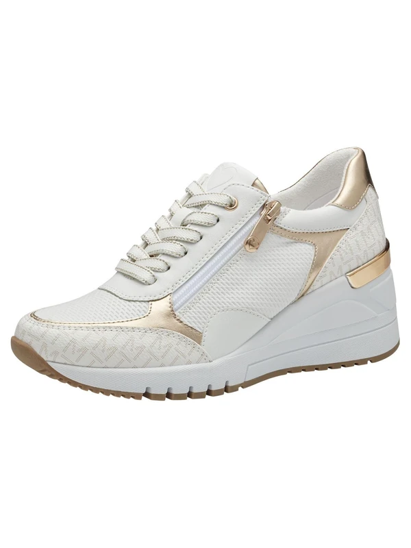 MARCO TOZZI Women's 2-23713-41 Sneaker, White Comb, 6.5