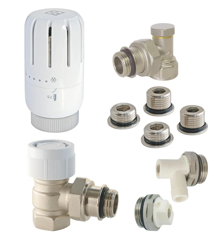 SOMATHERM FOR YOU - Set with Thermostatic Head T301 Angle Universal Complete.