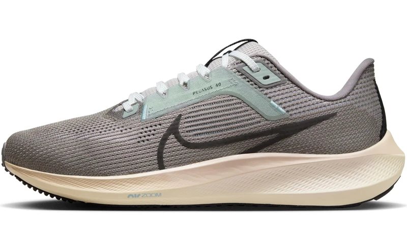 NIKE Men's Air Zoom Pegasus 40 PRM Sneaker, Lt Iron Ore Black Flat Pewter Mica, 8.5 UK - Image 1