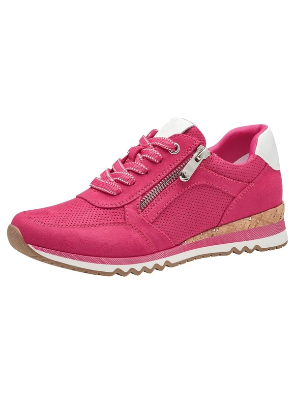 MARCO TOZZI Women's 2-23781-41 Sneaker, Pink Comb, 7.5