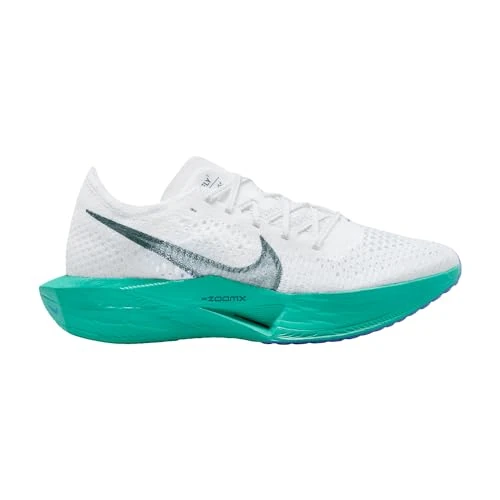 NIKE Women's W ZOOMX VAPORFLY Next% 3 Sneaker, White/DEEP Jungle-Jade ICE-Clear JA, 8 UK - Image 1