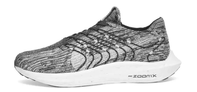 NIKE Men's Pegasus Turbo Next Nature Sneaker, Black/White, 11 UK
