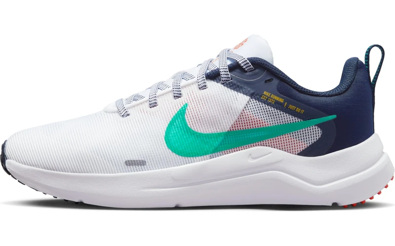 NIKE DD9294-103 W Downshifter 12 Women White/Clear Jade-Obsidian-Picante R UK 2.5