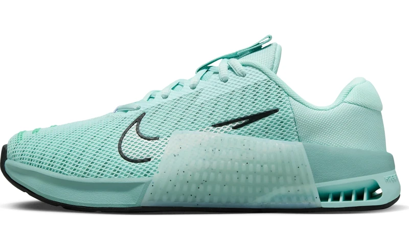 NIKE DZ2537-300 W Metcon 9 Women Jade ICE/White-Black-Mineral UK 8