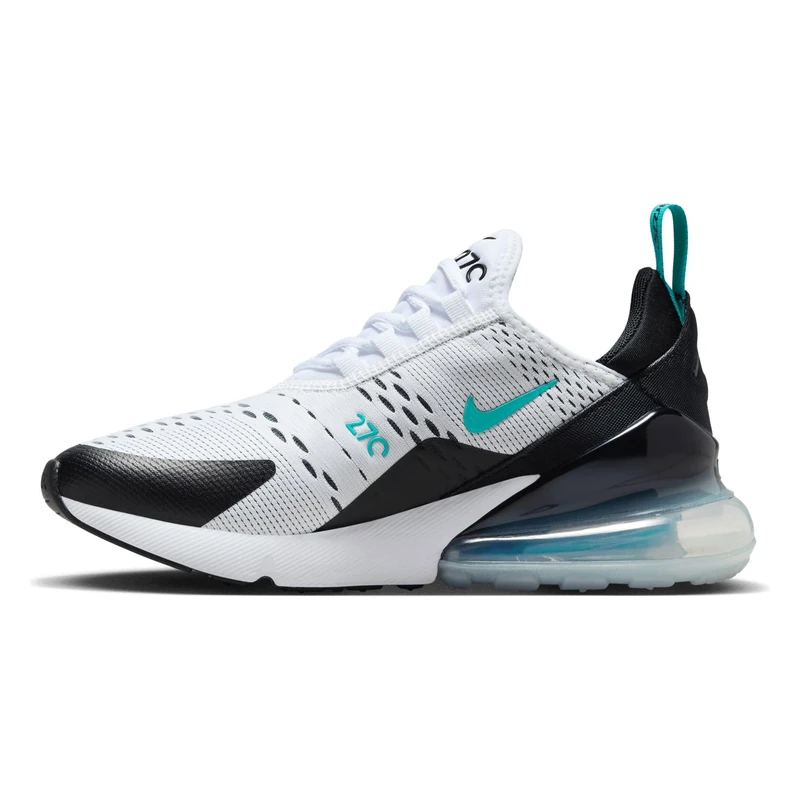 NIKE AH6789-115 W AIR MAX 270 Women White/Dusty Cactus-Black-Metallic S UK 8.5