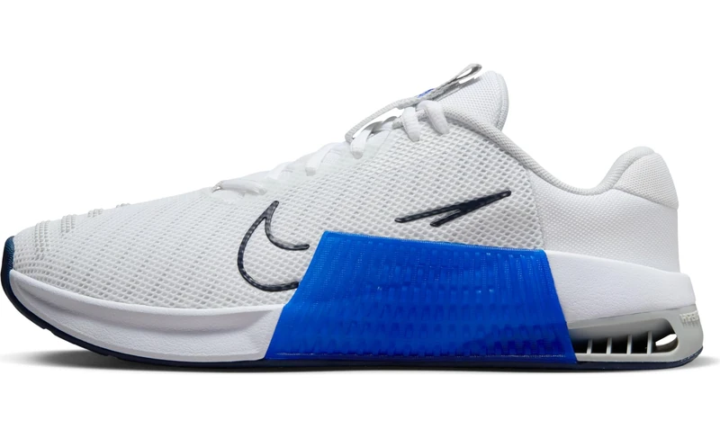 NIKE DZ2617-100 Metcon 9 Men White/Pure Platinum-Racer Blue-OBSI UK 5.5