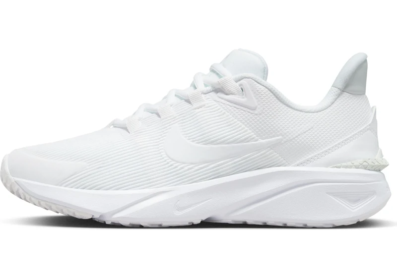 NIKE Boys Star Runner 4 Nn (Gs) Sneaker, White White White Pure Platinum, 5.5 UK