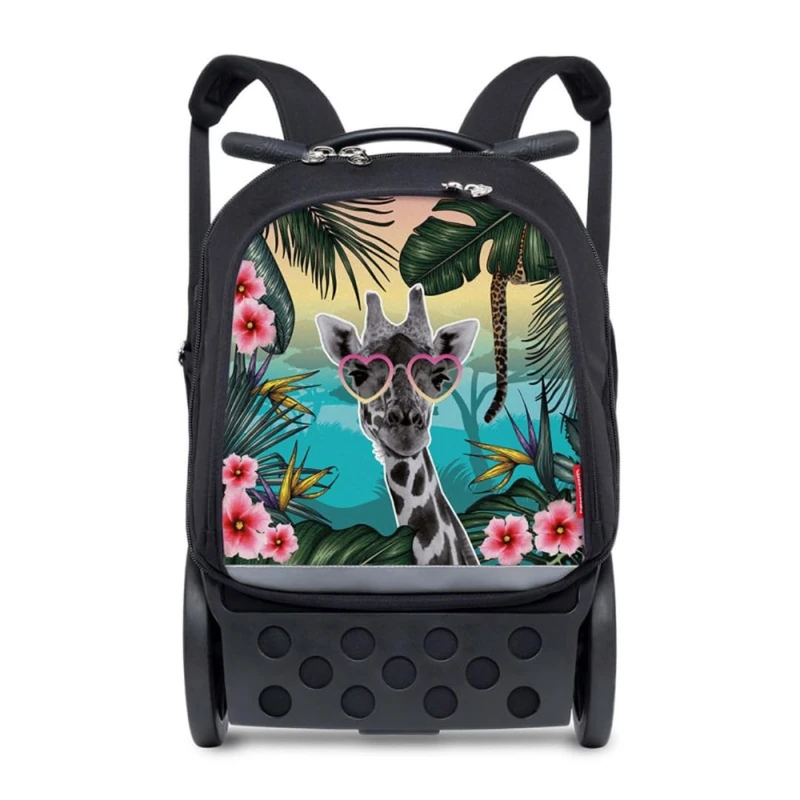 Nikidom Roller Up XL Rolling Backpack, Youth Unisex, Safari (Multicoloured), One Size