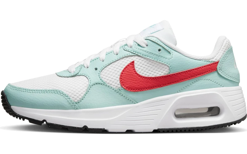 NIKE CW4554-115 WMNS AIR MAX SC Women White/LT Fusion RED-Jade ICE-Black UK 2.5