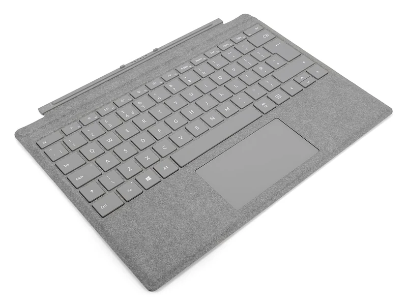 Microsoft Surface Pro Type Cover (for Surface Pro 4-7) (QWERTY English) Platinum (Renewed)