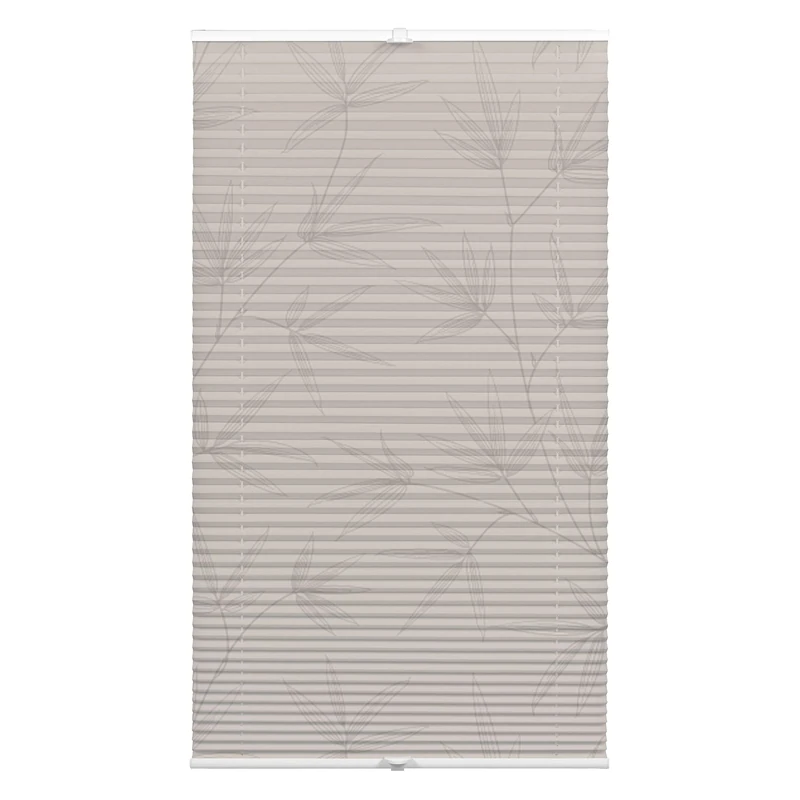 Deco Company Japandi Bamboo Pleated 50 x 130 cm Grey