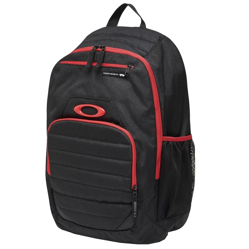 Oakley Unisex's Enduro 25lt 4.0 Backpack, Black/Red, One Size