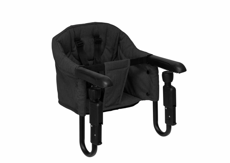 Casualplay Clip-up Table Top Bin with Water Resistant Fabric and Comfortable Fastening Button, Black - Image 1