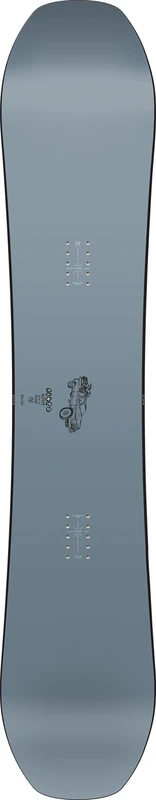 Nitro Men's BASHER Board ´24, Quiver Series, Asymmetrical Twin Shape, Flat Camber, All Mountain, Wide