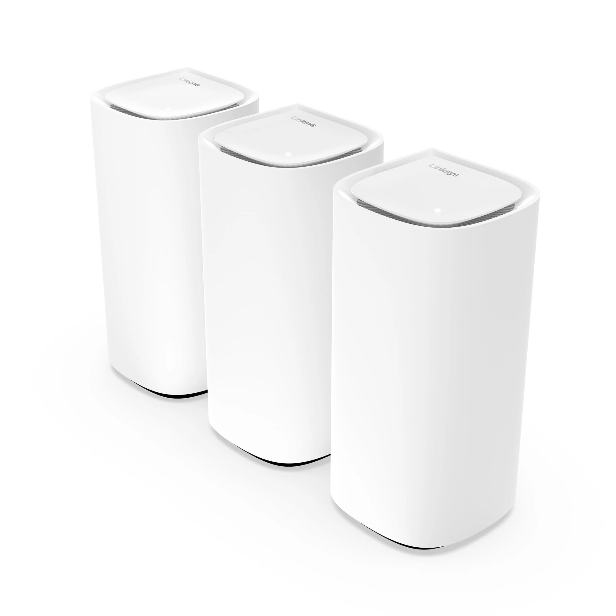 Linksys Velop Pro WiFi 6E Mesh System MX6203-KE - Cognitive Mesh Router with 6 Ghz Band Access & 5.4 Gbps True Gigabit Speed - Whole-Home Coverage up to 9,000 sq. ft. & 600 Devices - 3 Pack