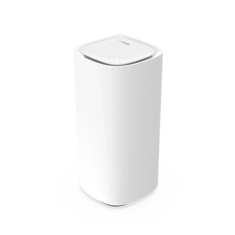 Linksys Velop Pro WiFi 6E Mesh System MX6201-KE - Cognitive Mesh Router with 6 Ghz Band Access & 5.4 Gbps True Gigabit Speed - Whole-Home Coverage up to 3,000 sq. ft. & 200 Devices - 1 Pack